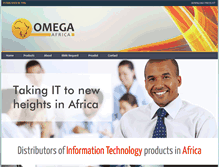 Tablet Screenshot of omega-africa.com